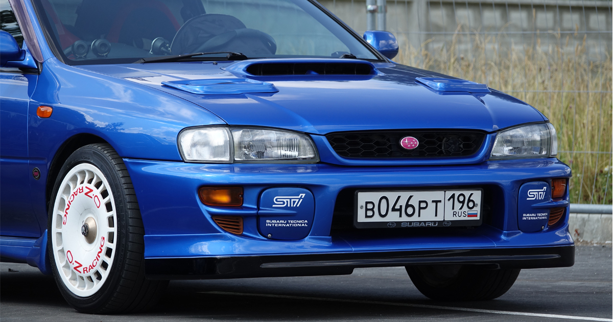 FRONT LIP SPOILER STYLE WRC P2000 FOR STI BUMPER VER. 5-6 F0R SUBARU  IMPREZA GC8 - ANTONENKO555